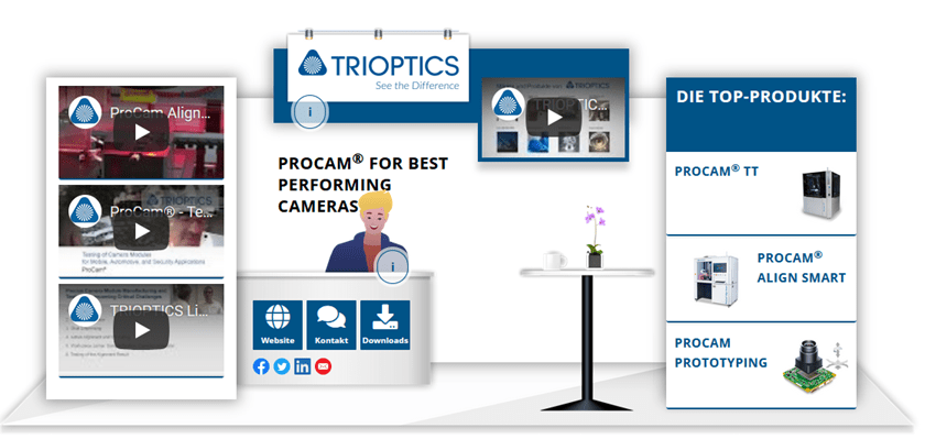 Virtueller Messestand der inVISION